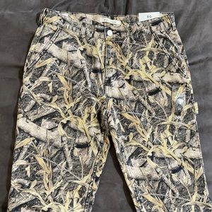 PacSun camo carpenter jeans
